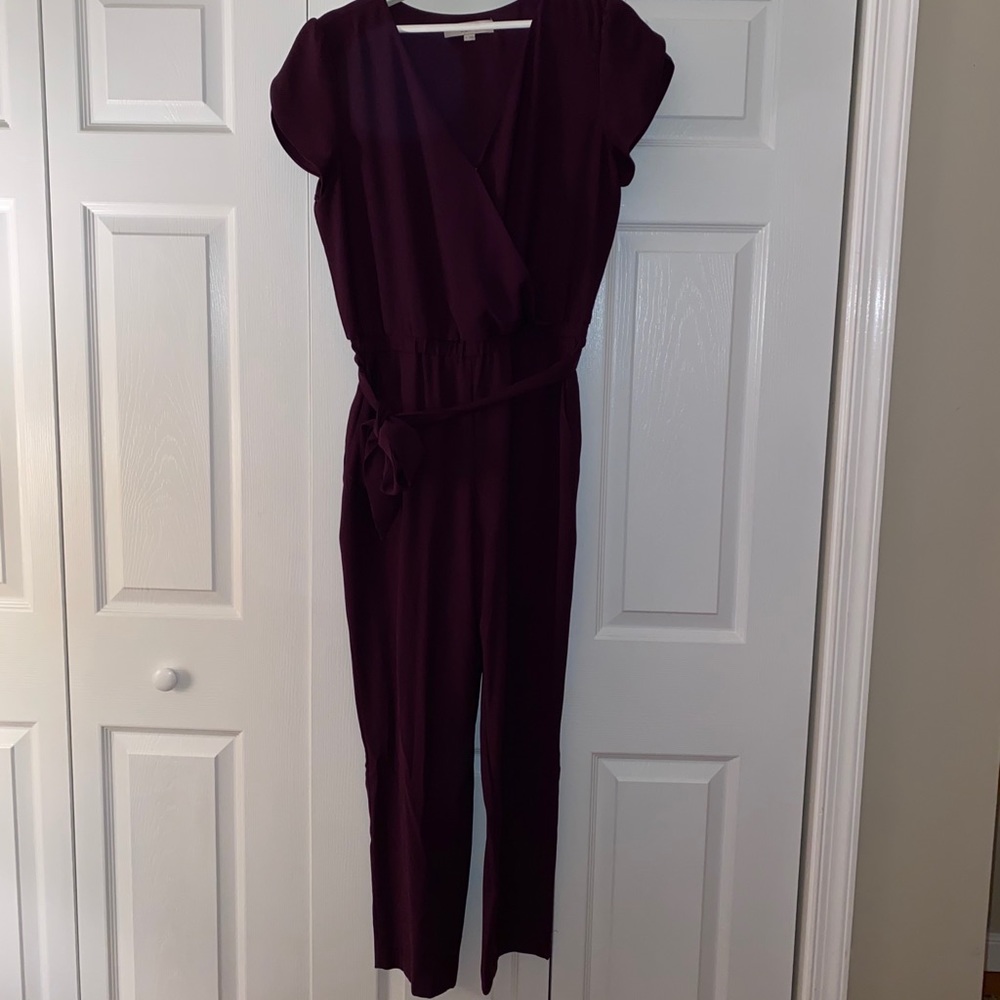 LOFT Purple Jumpsuit